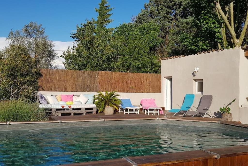 Location Appartement Dans Mas Provencal Monteux Ngoại thất bức ảnh